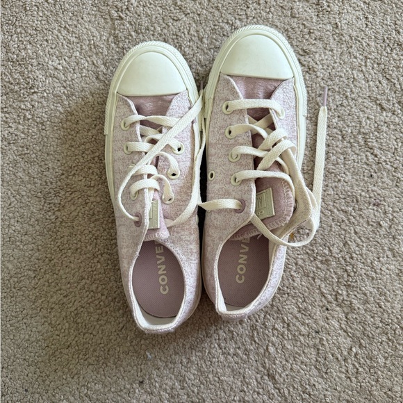 Converse Shoes - Converse light purple and white sneakers
